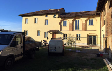 Facciata Ventilata al fine di risanamento estetico - Abitazione Privata - Montechiaro d'Asti (AT)